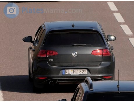 KL MJ 322, Volkswagen Golf