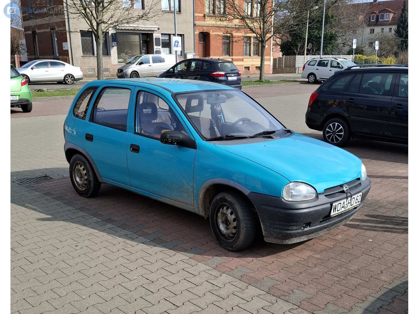 WDA HD 62, Opel Corsa 2nd gen (Lite/Sail) 5-door Hatch (B; S93), 1993–2000 (–2004 for IN- and –2007 for ZA-market)