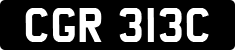 License plate of the United Kingdom, 1963 year system