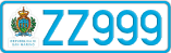 License plate of San Marino, Vanity Plates