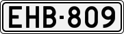License plate of Finland, Cars