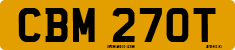 License plate of the United Kingdom, 1963 year system