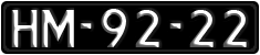 License plate of Portugal, Regular plates