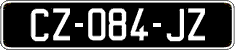 French license plate, SIV (oldtimers)