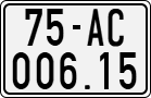 License plate of Vietnam, Motorcycles