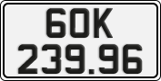License plate of Vietnam, Cars