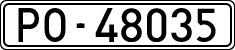 License plates of Spain, 1900 year series