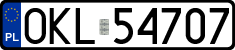 License plates of Poland, Regular car plates