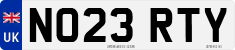 License plate of the United Kingdom, 2001 year system