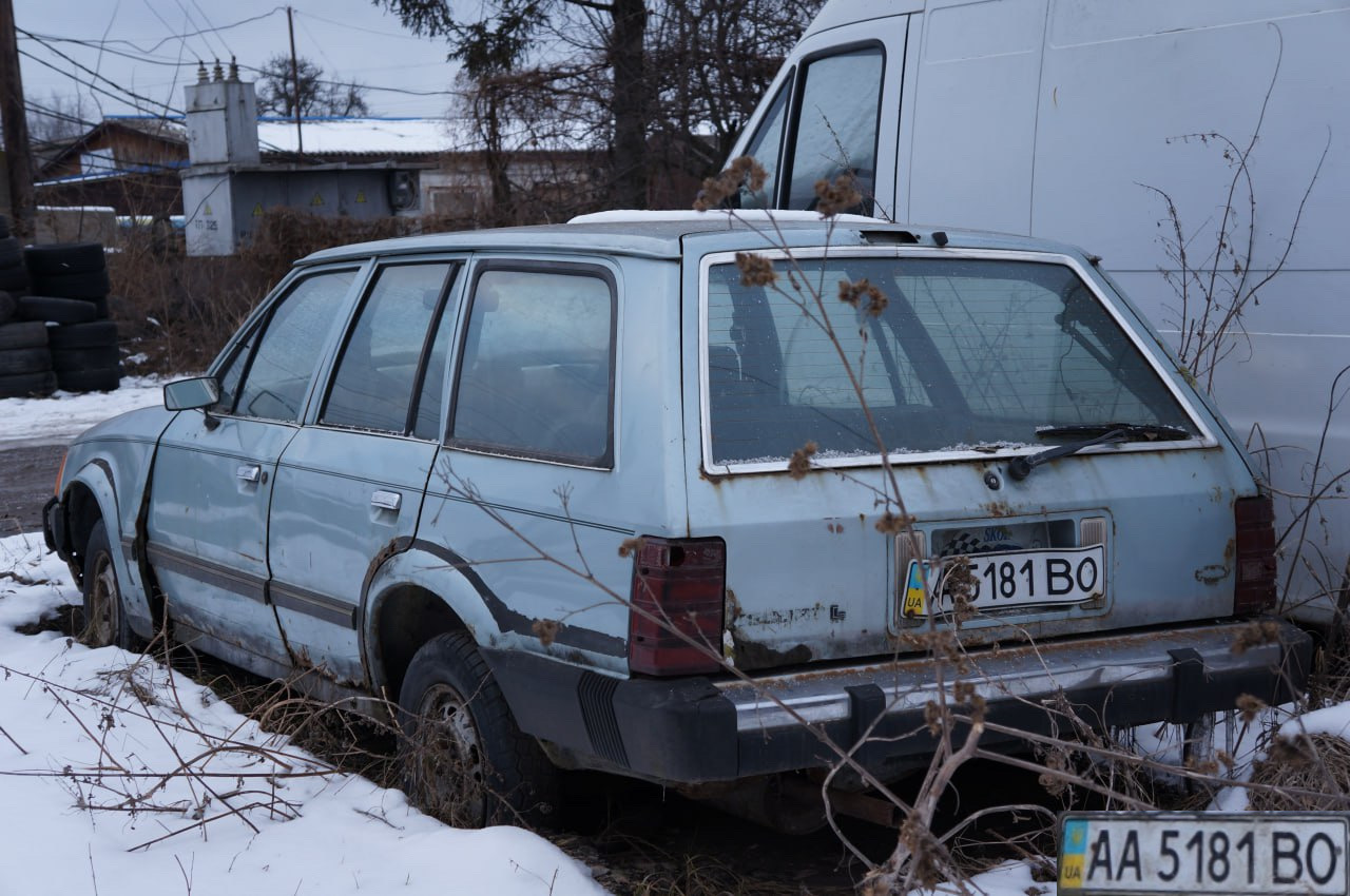 AA 5181 BO, Ford Escort 3rd gen Station Wagon (74; NA-market), facelift, 1985–1990