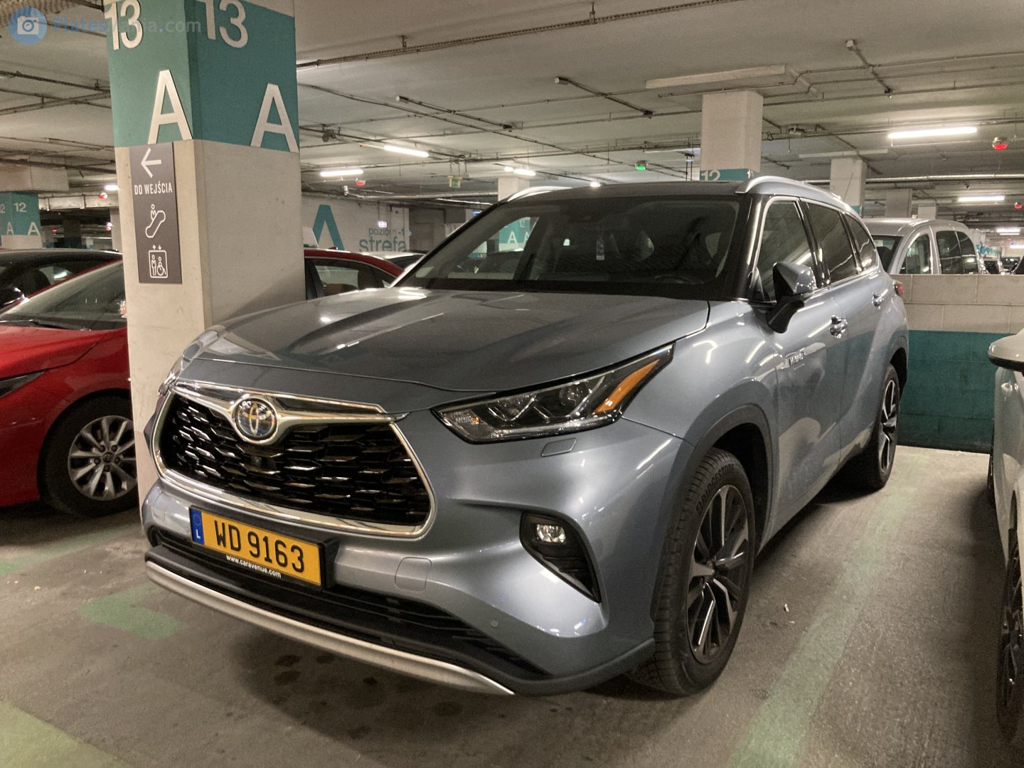 WD 9163, Toyota Highlander 4th gen (XU70), 2019–