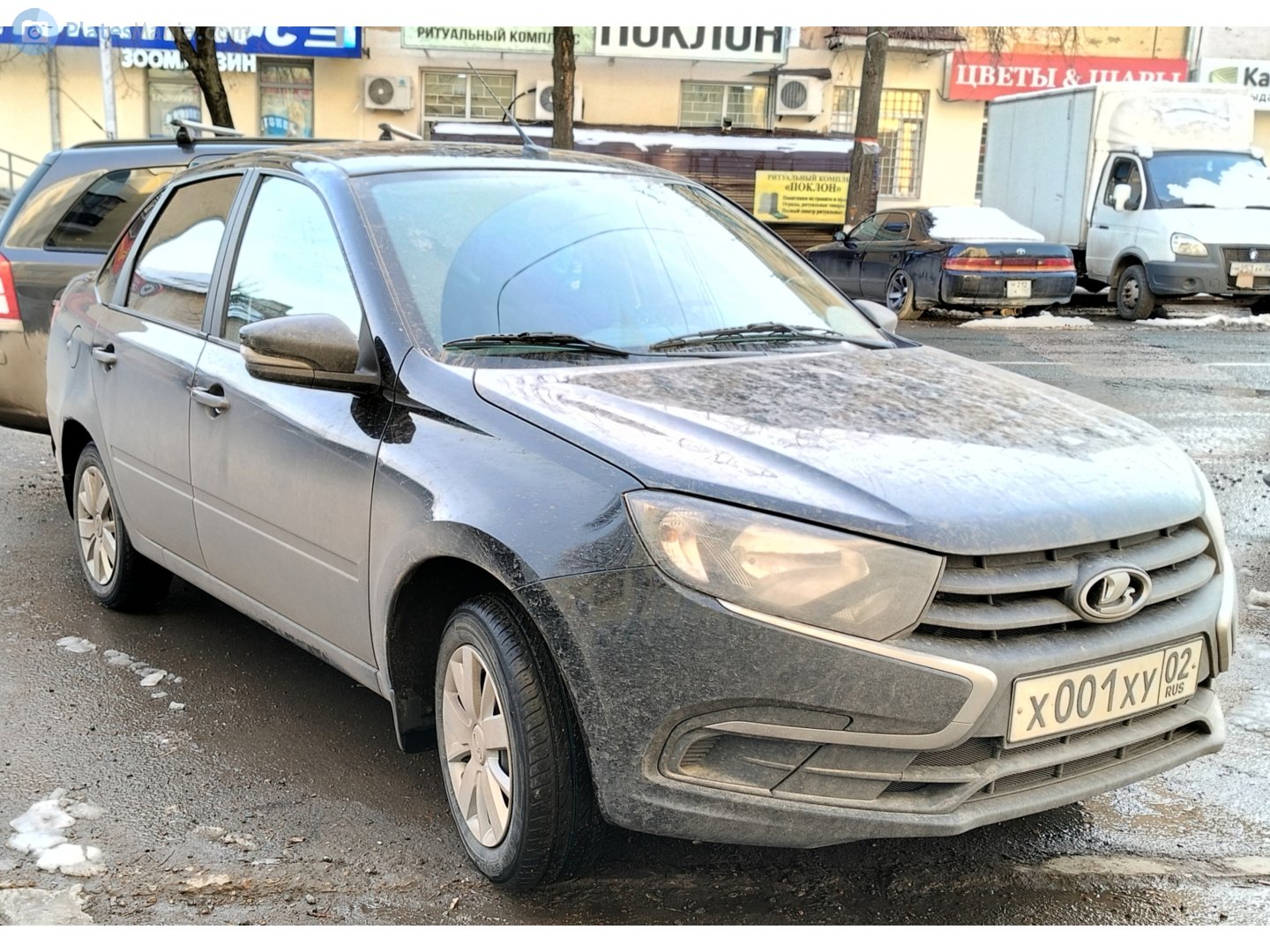 х 001 ху 02, Lada (VAZ) 2190 Granta 2190, facelift, 2018–