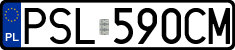 License plates of Poland, Regular car plates