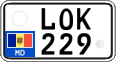 License plate of Moldova, Cars (2015)