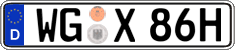 German license plate, Plates for oldtimers (type 