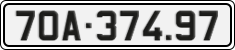 License plate of Vietnam, Cars