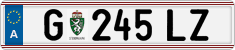 License plate of Austria, Regular plates
