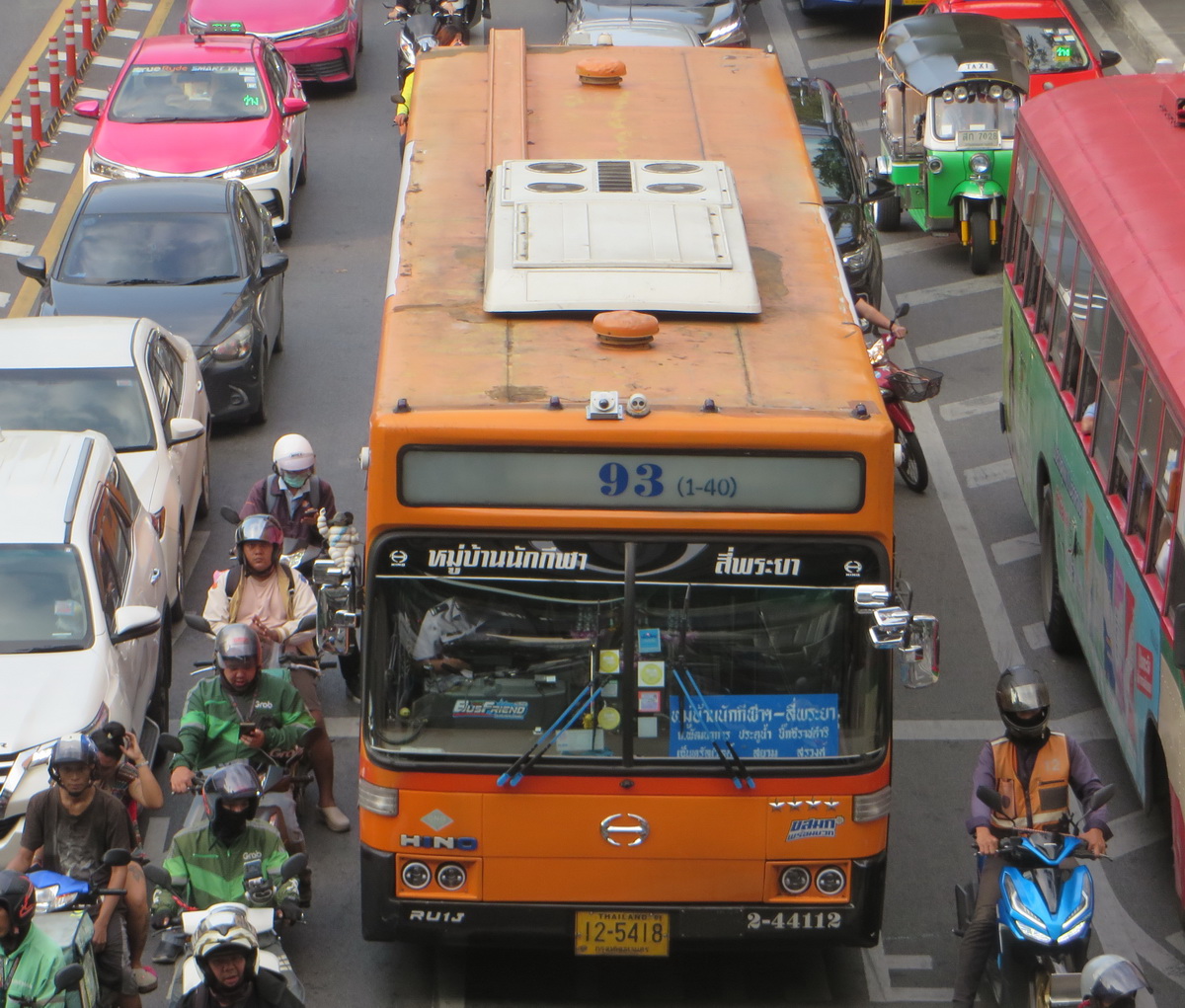 12-5418, Thonburi Bus Body Hino RU1J 