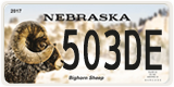 Nebraska, Specialty plates (123AB)