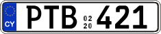 License plate of Cyprus, Regular plates