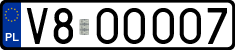 License plates of Poland, Vanity Plates
