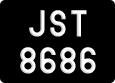 License plate of Malaysia, A(BC) 1(234)