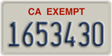 California, Exempt (1234567)