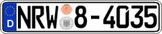 German license plate, Regional authorities