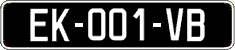 French license plate, SIV (oldtimers)