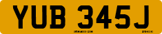 License plate of the United Kingdom, 1963 year system