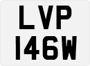 License plate of the United Kingdom, 1963 year system