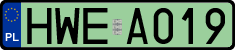 License plates of Poland, Authorities