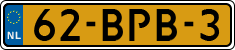 License plate of the Netherlands, Heavy Commercial Vehicles (1994 system)