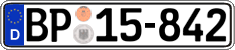 German license plate, Authorities and federal agencies