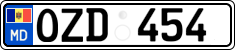 License plate of Moldova, Cars (2015)