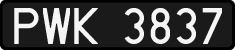 License plates of Poland, 1976 year system