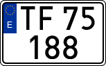 License plates of Spain, 1900 year series