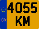 License plate of the United Kingdom, 1932 year system