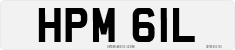 License plate of the United Kingdom, 1963 year system