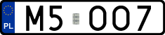 License plates of Poland, Vanity Plates