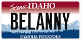 Idaho, Vanity Plates