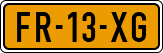 License plate of the Netherlands, Cars