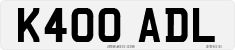 License plate of the United Kingdom, 1983 year system