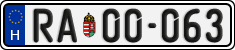 license plates of Hungary, Specialty plates (2022)