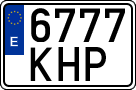 License plates of Spain, Ordinary (2000)