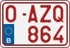 License plate of Belgium, Regular plates (2010)