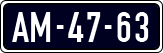 License plate of the Netherlands, Imported oldtimers (cars)