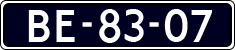 License plate of the Netherlands, Imported oldtimers (commercial vehicles)