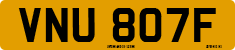 License plate of the United Kingdom, 1963 year system
