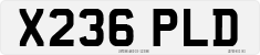 License plate of the United Kingdom, 1983 year system